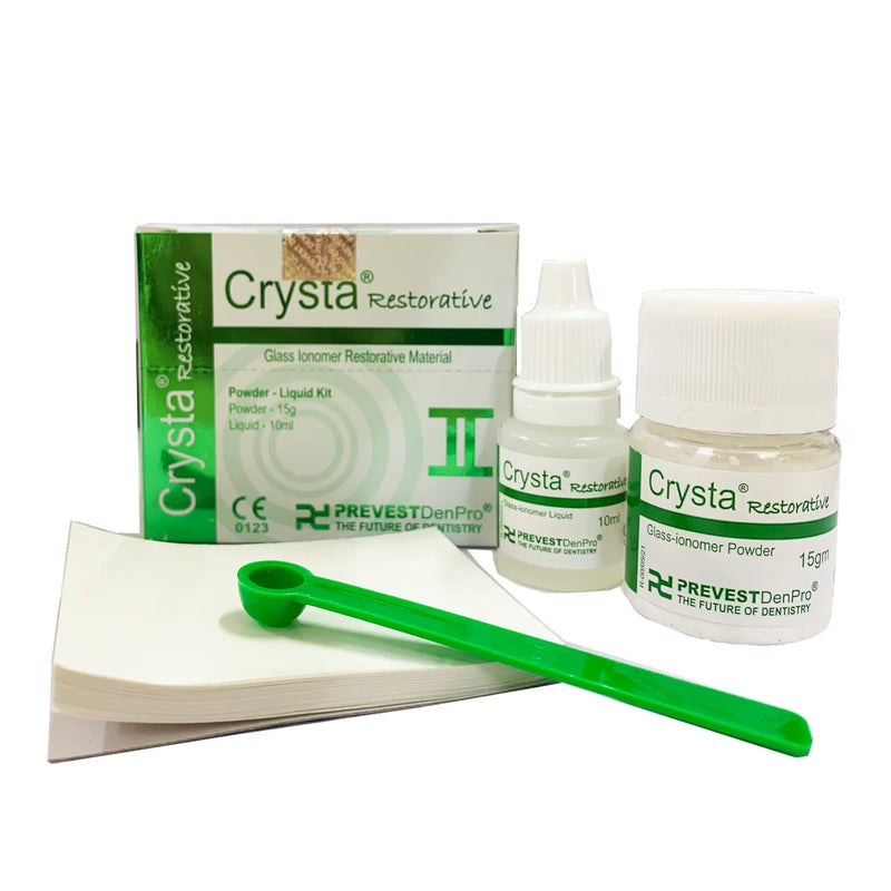 Prevest Crysta Restorative II GIC Aesthetic Fine Particle Glass Ionomer Restorative Material